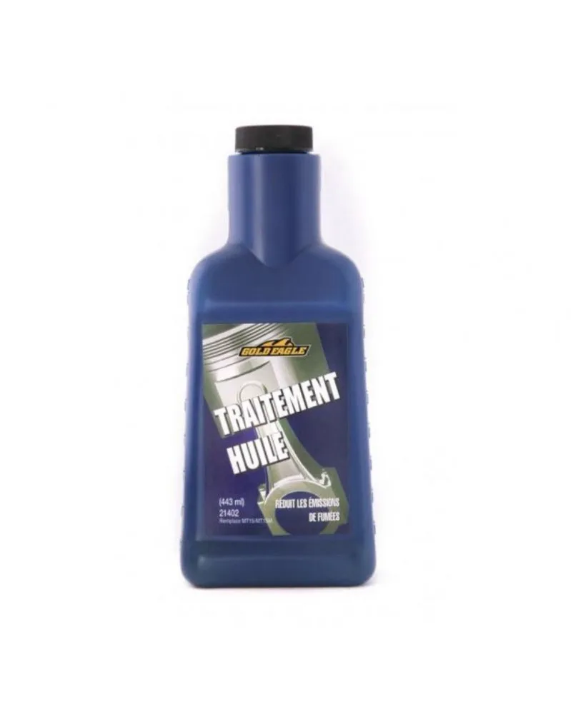 Traitement huile moteur, réduction fumées 443ml Gold Eagle 