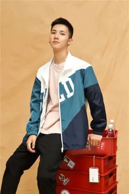 Veste coupe-vent vintage 90s Gold japonais pour homme