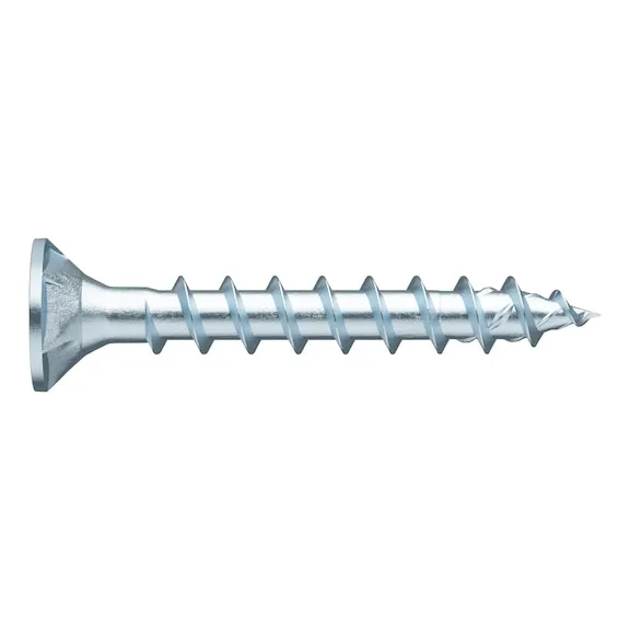 Vis universelle ASSY® 4 CSMP Acier zingué, filetage total, tête à fraisoirs à facettes