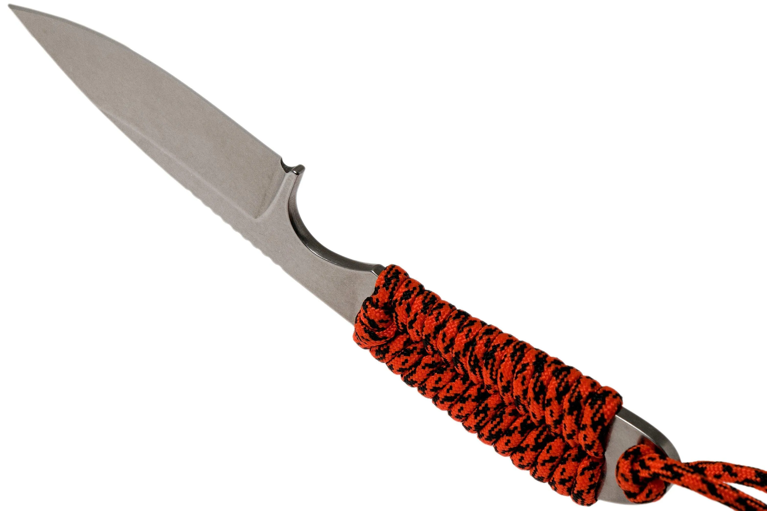 White River Knives M1 Backpacker Orange Paracord couteau de cou, étui Kydex