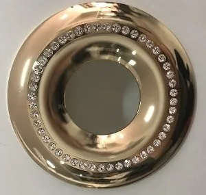 Électricité - Luminaire Plafond - Spot Rond Crist Gold SHC001